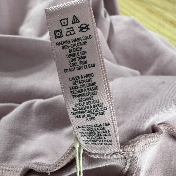 Skims Cotton Blend Jersey Foldover Pants‎ 3X Dusk Stretch Casual NWT PT-2544 - Picture 11 of 11